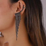 Earrings Rhinestone Fringe - ProDeco